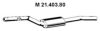 BMW 18307798172 Middle Silencer